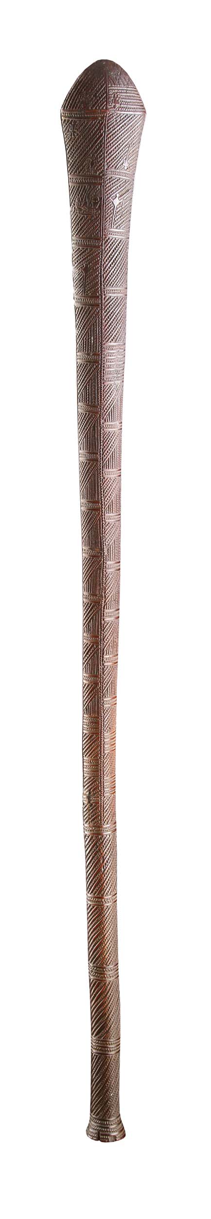 Polynesian Tongan Ironwood War Club of ‘Apai’Apai’ Form 